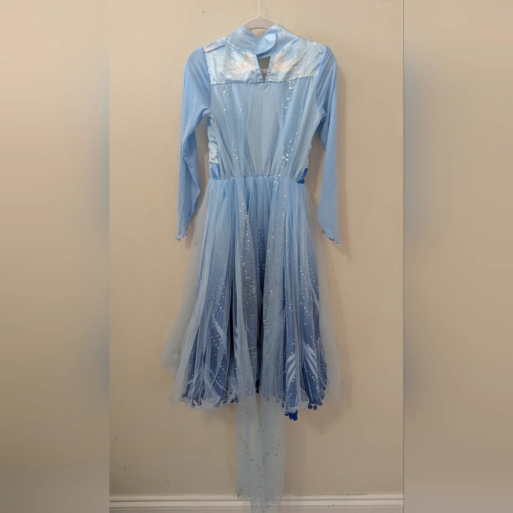 Blue Ice Princess Dress with Tulle Skirt Make Believe Girls Size EU 140 US 10